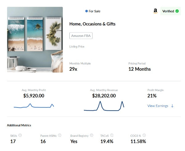 π¦ Profitable Seasonal Amazon FBA Business β Simple & Easy to Manage