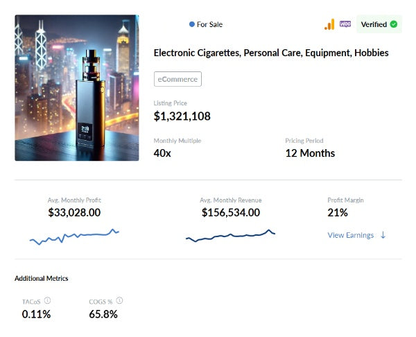 🔥 Profitable eCommerce Business – Dry Herb Vaporizers Niche