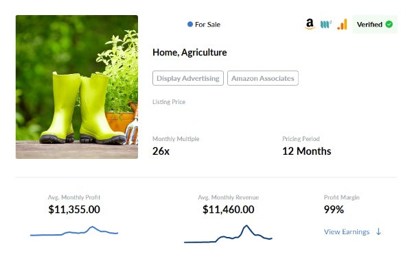 🌿 Profitable Gardening Content Site – Monetized via Mediavine & Amazon Associates 🌱